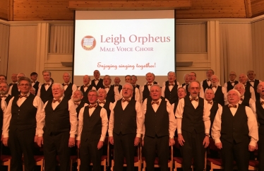 Sir David attends Leigh Orpheus Male Voice Choir Patrons’ Concert